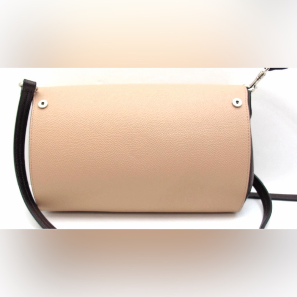 COACH NWOT Reversible 2 Tone Leather Crossbody Oxblood Light Pink Silver - Picture 4 of 12